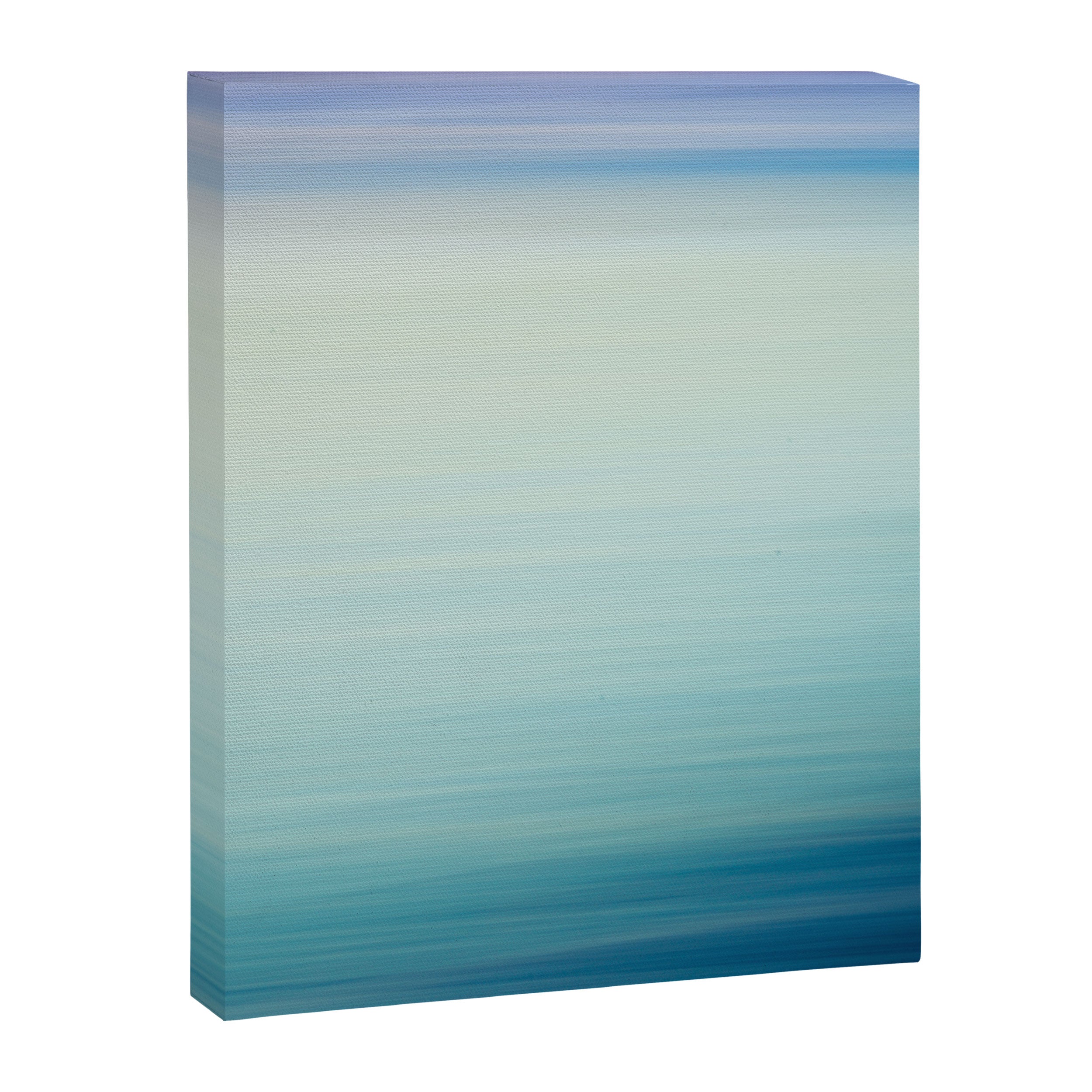 Seascape Ocean photograph - I Love the Sea Ombre Abstract Canvas Print Gallery Image 6