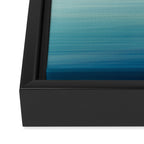 Seascape Ocean photograph - I Love the Sea Ombre Abstract Framed Canvas Print Gallery Image 3