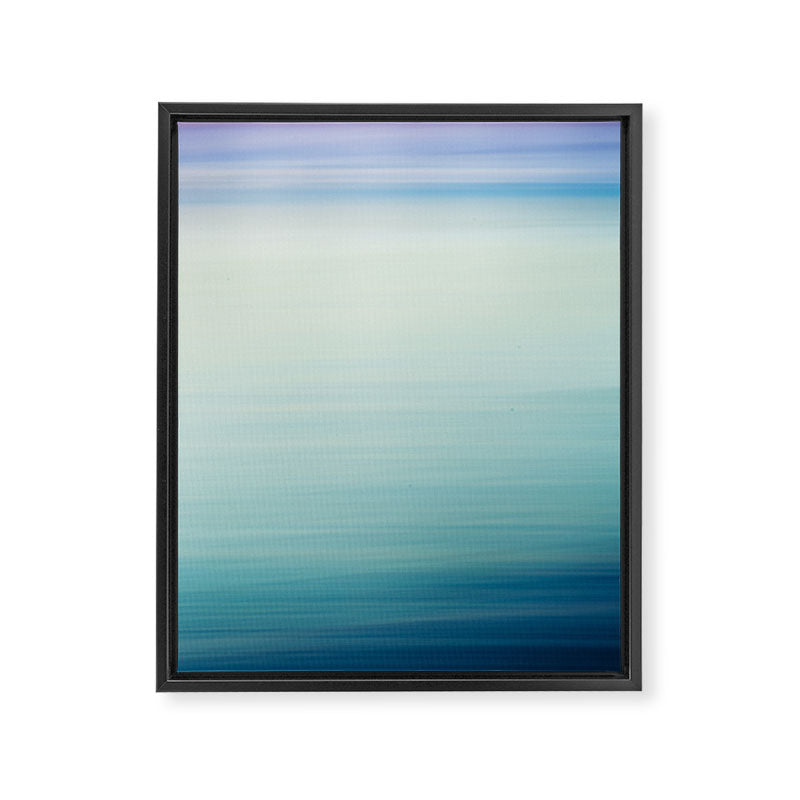 Seascape Ocean photograph - I Love the Sea Ombre Abstract Framed Canvas Print Gallery Image 6