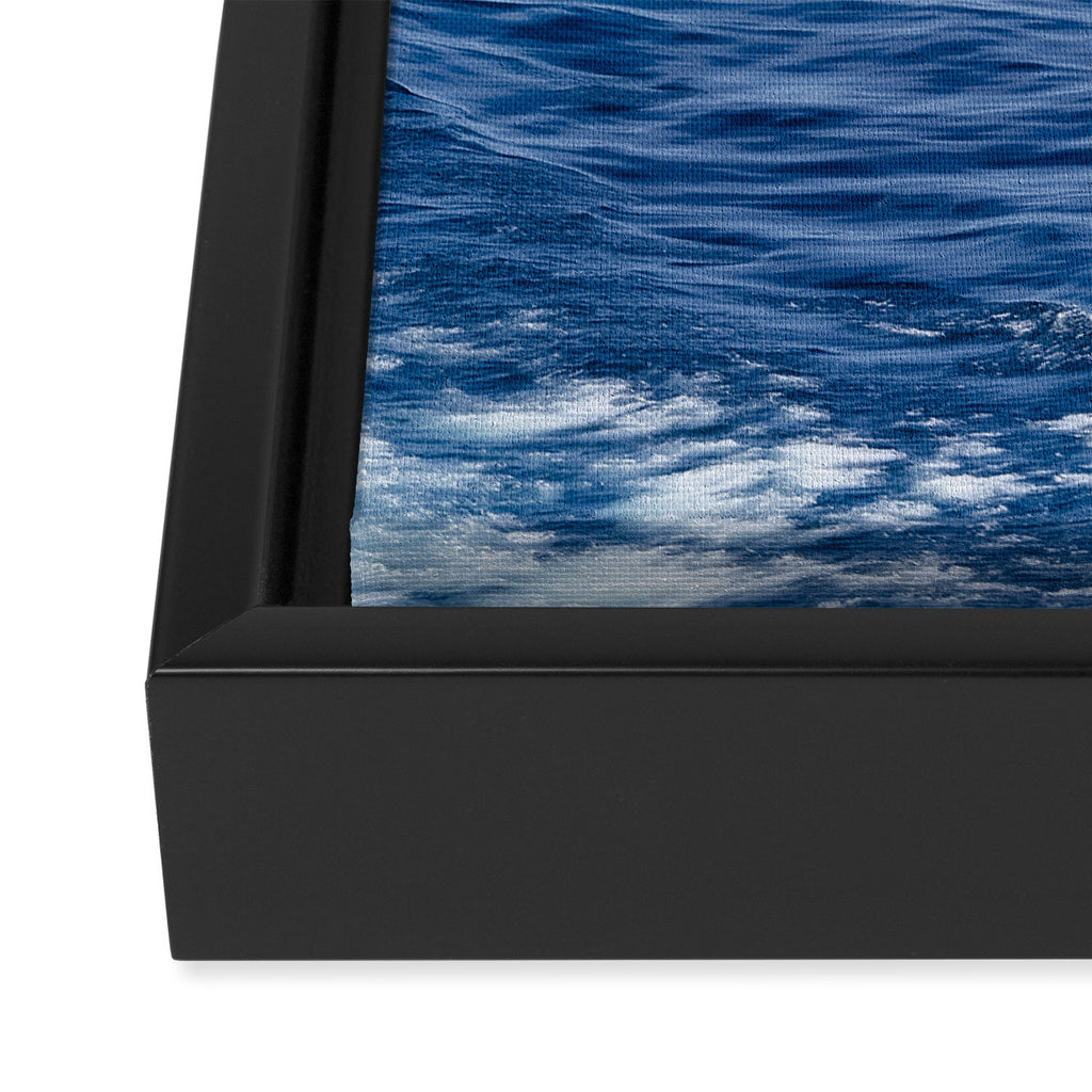She Fell in Love on the Vast Wild Sea Framed Canvas Print Gallery Image 3