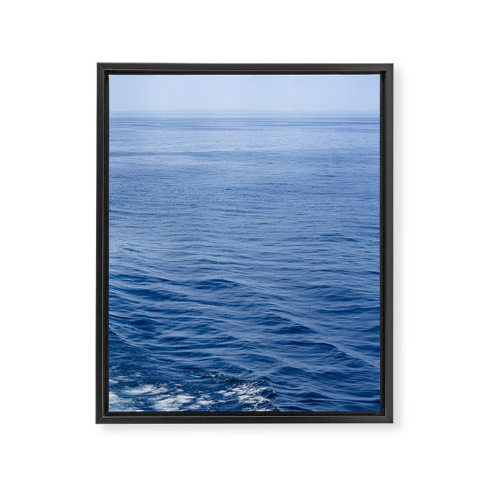 She Fell in Love on the Vast Wild Sea Framed Canvas Print Gallery Image 1