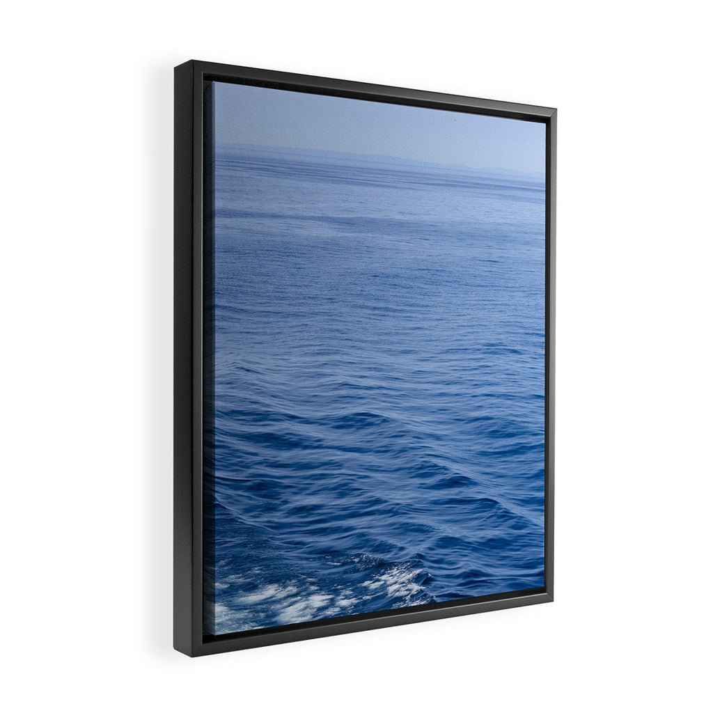 She Fell in Love on the Vast Wild Sea Framed Canvas Print Gallery Image 2