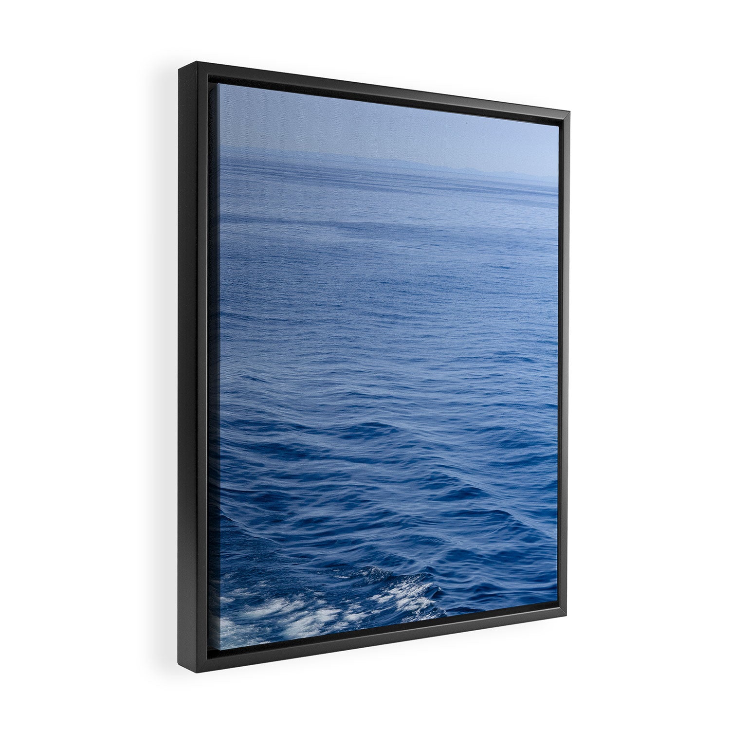 She Fell in Love on the Vast Wild Sea Framed Canvas Print Gallery Image 2