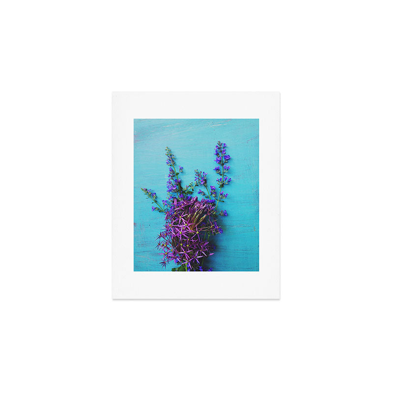 She Found Stray Flowers and Brought Them Home Art Print Gallery Image 1