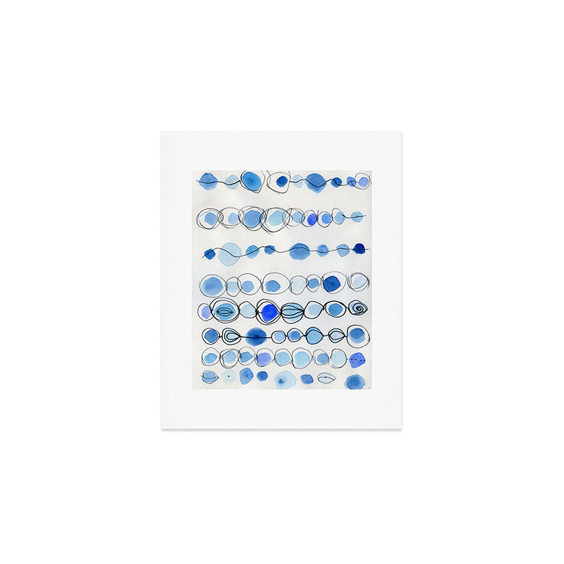 She Kept Bits of the Sea in Her Heart Art Print Gallery Image 1