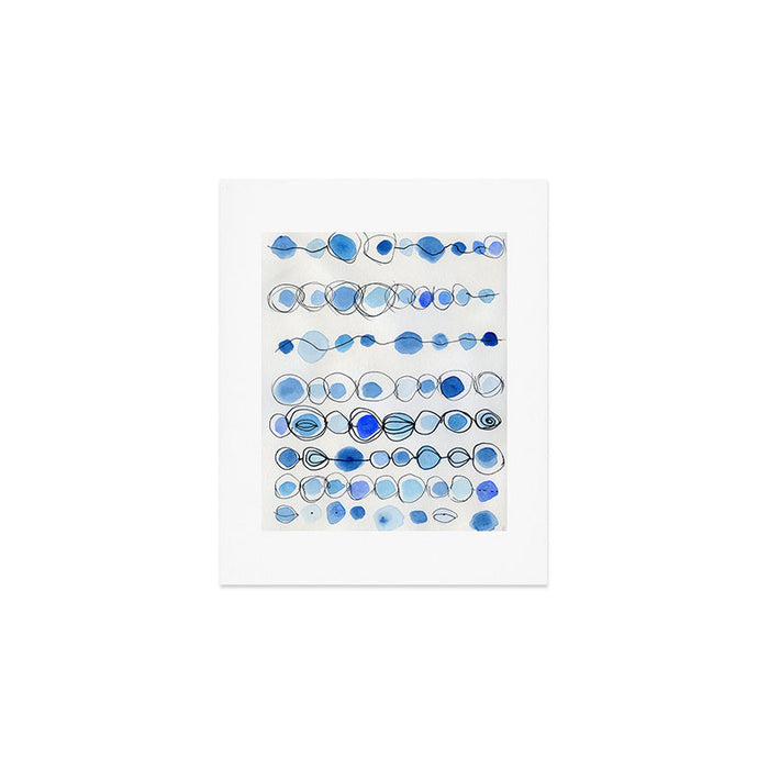 She Kept Bits of the Sea in Her Heart Art Print Gallery Image 1