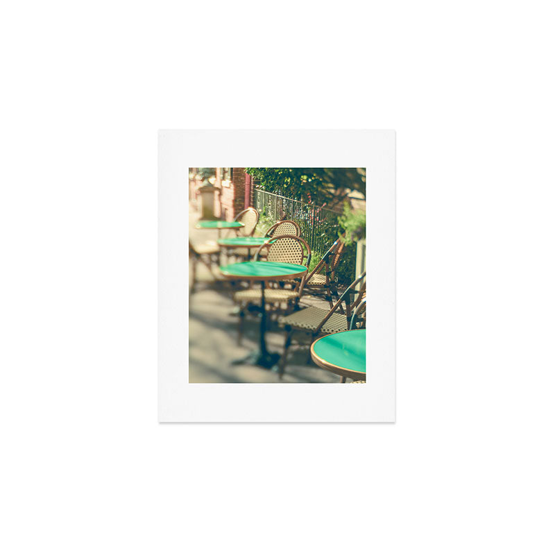 Sidewalk Cafe Art Print Gallery Image 1