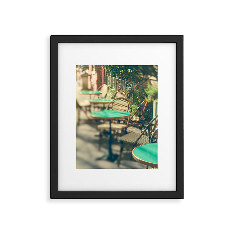 Sidewalk Cafe Framed Art Print Gallery Image 5