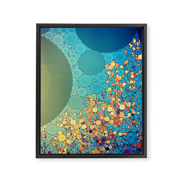 Sky and Leaves Framed Canvas Print Gallery Image 1