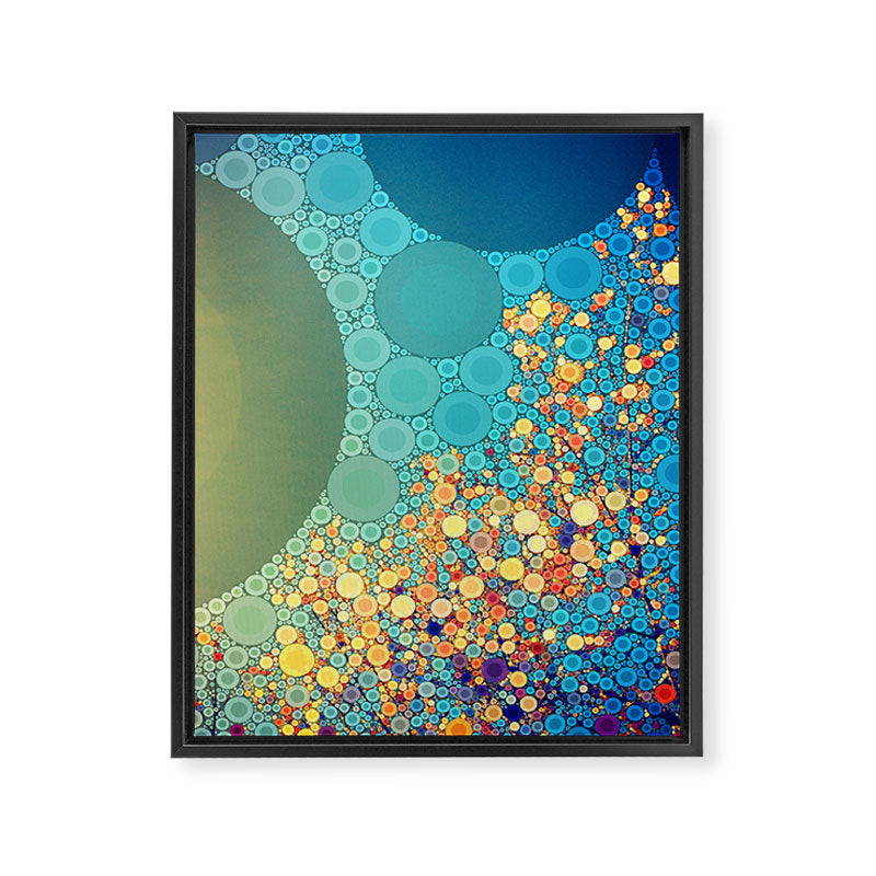 Sky and Leaves Framed Canvas Print Gallery Image 8