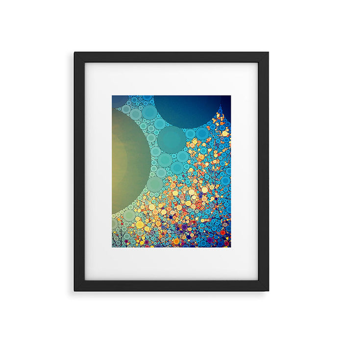 Sky and Leaves Framed Art Print Gallery Image 1