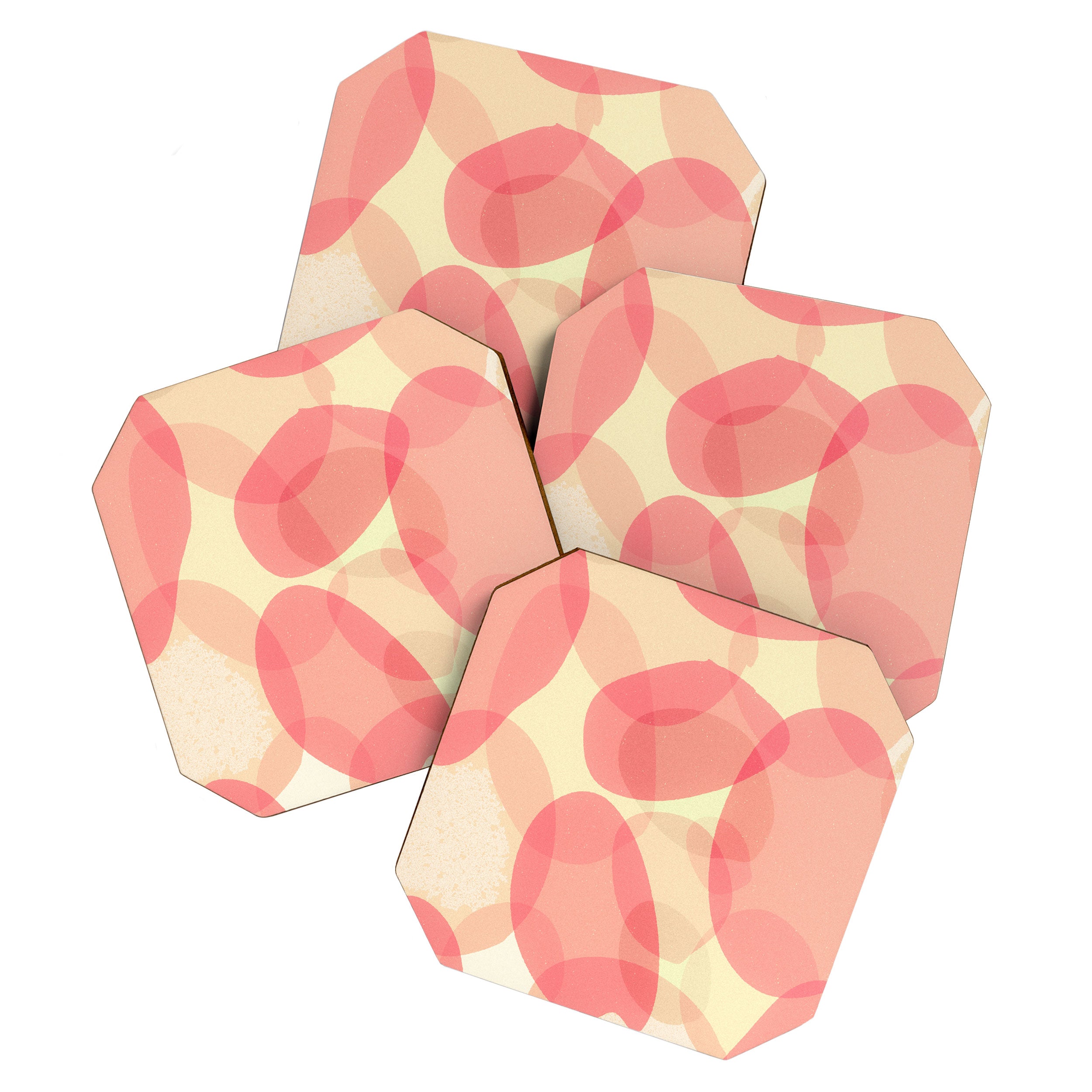 Soft Shapes Abstract #2 Coaster Gallery Image 1