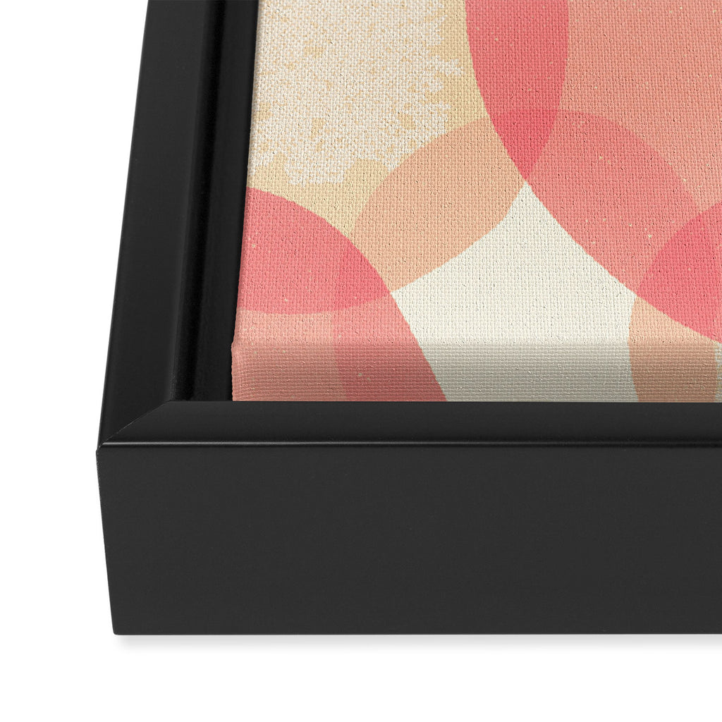Soft Shapes Abstract #2 Framed Canvas Print Gallery Image 3