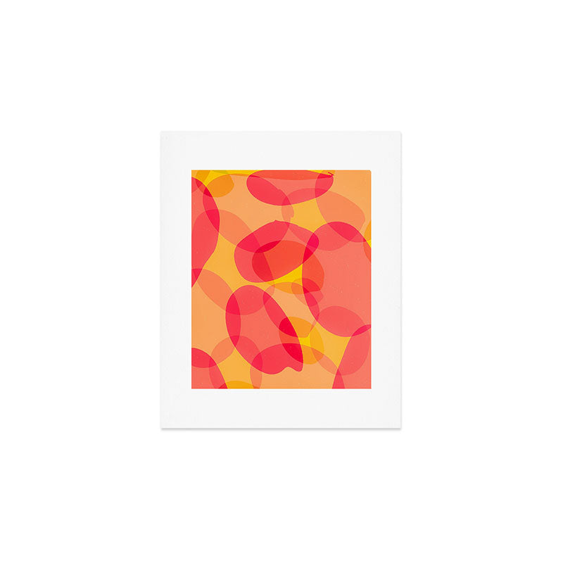 Soft Shapes Abstract #8 Art Print Gallery Image 1