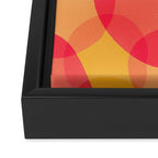 Soft Shapes Abstract #8 Framed Canvas Print Gallery Image 3