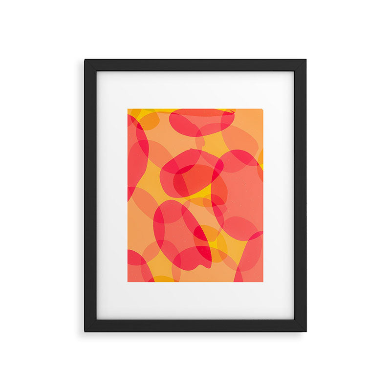 Soft Shapes Abstract #8 Framed Art Print Gallery Image 5