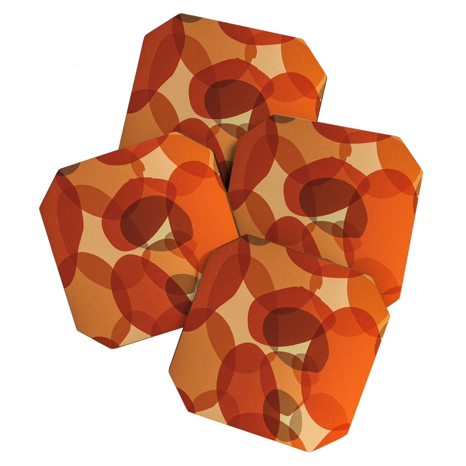 Soft Shapes Abstract #9 Coaster Gallery Image 1