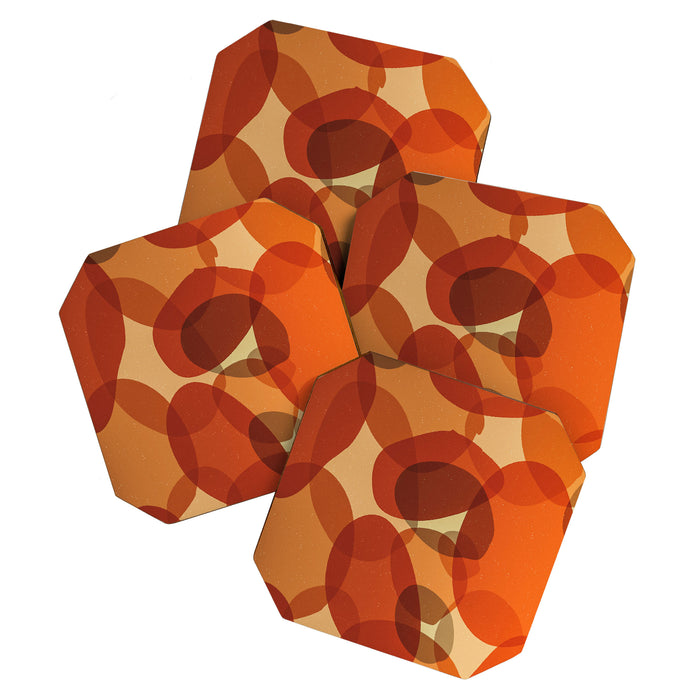 Soft Shapes Abstract #9 Coaster Gallery Image 1