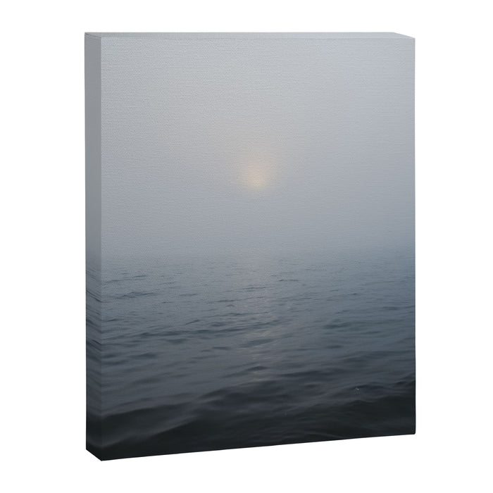 Solitude x Michigan photograph blue periwinkle water travel photo Canvas Print Gallery Image 1