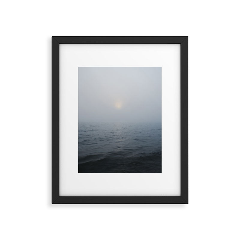 Solitude x Michigan photograph blue periwinkle water travel photo Framed Art Print Gallery Image 5