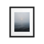 Solitude x Michigan photograph blue periwinkle water travel photo Framed Art Print Gallery Image 5