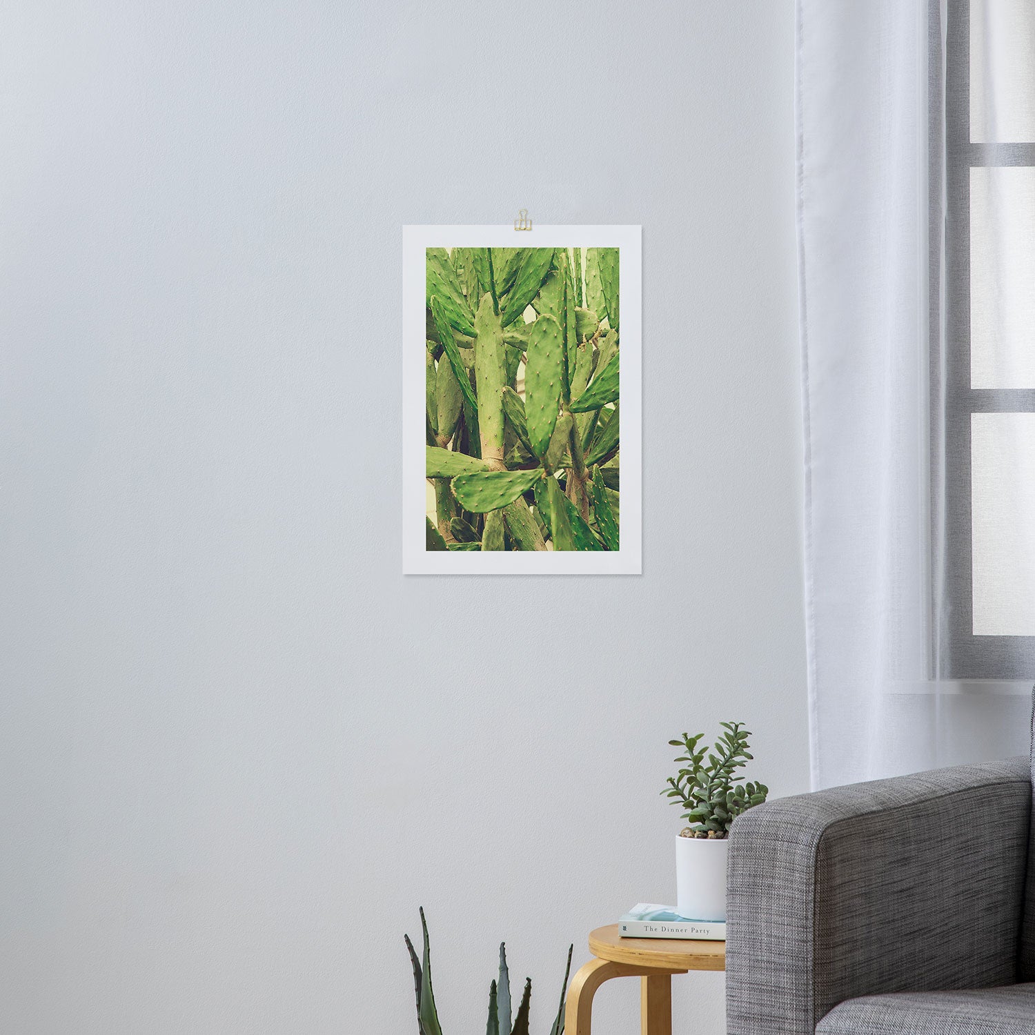 Southwest Desert Cactus Art Print Gallery Image 3