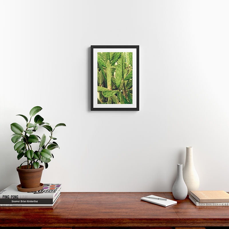 Southwest Desert Cactus Framed Art Print Gallery Image 2