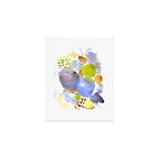 Spring Equinox x colorful happy watercolor abstract painting Art Print Gallery Image 1