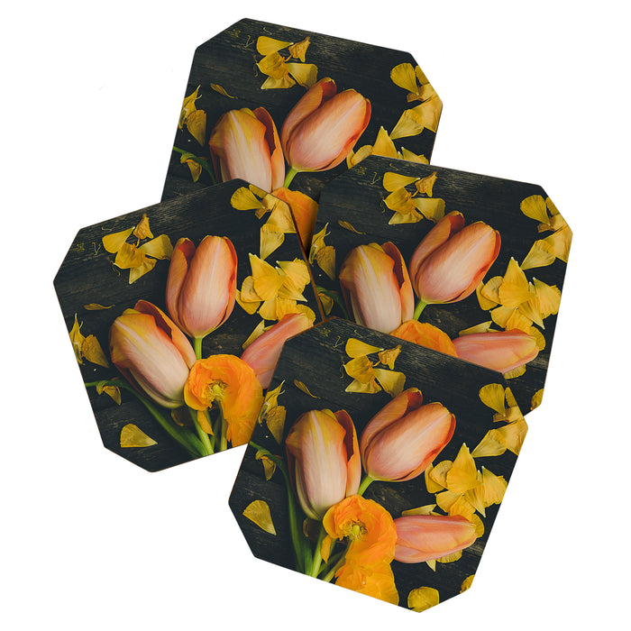 Spring Tulip Flowers Coaster Gallery Image 1