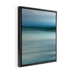 storm on the horizon - abstract ocean landscape photograph Framed Canvas Print Gallery Image 2