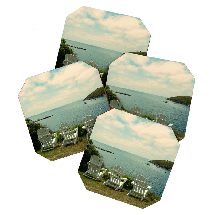 Summer Afternoon - ocean seascape nature photograph Coaster Gallery Image 1
