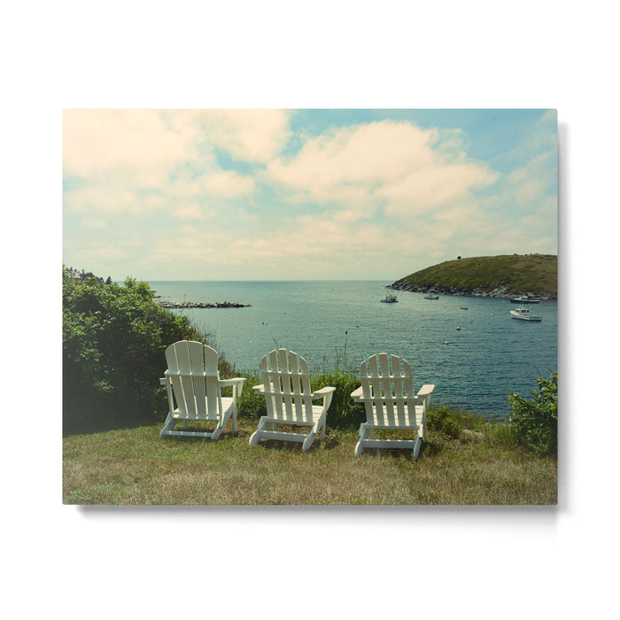 Summer Afternoon - ocean seascape nature photograph Metal Print Gallery Image 1