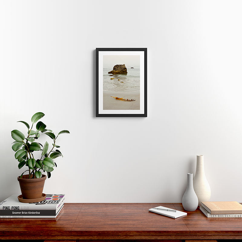 Summer Beach Seaweed Framed Art Print Gallery Image 2