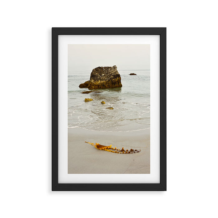 Summer Beach Seaweed Framed Art Print Gallery Image 1