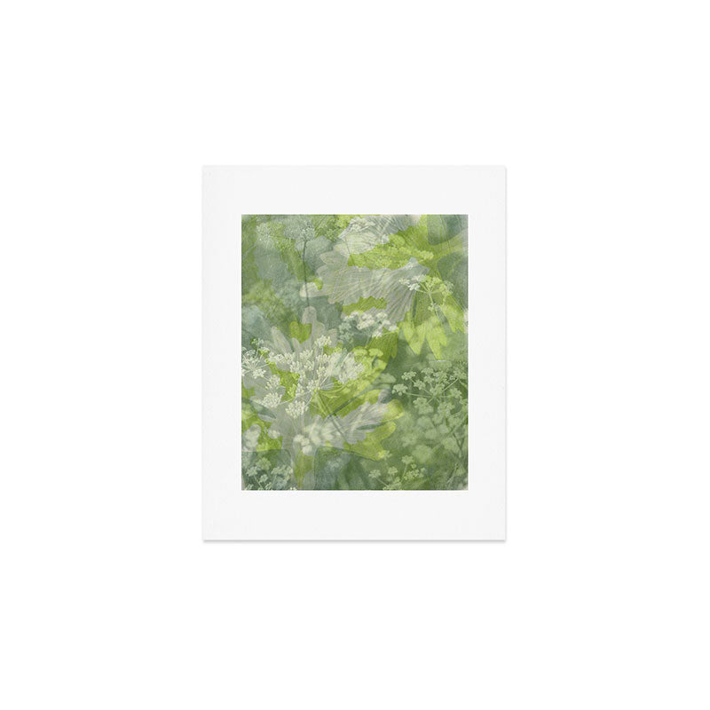 summer dream - abstract double exposure mono print Art Print Gallery Image 1
