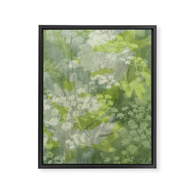 summer dream - abstract double exposure mono print Framed Canvas Print Gallery Image 6