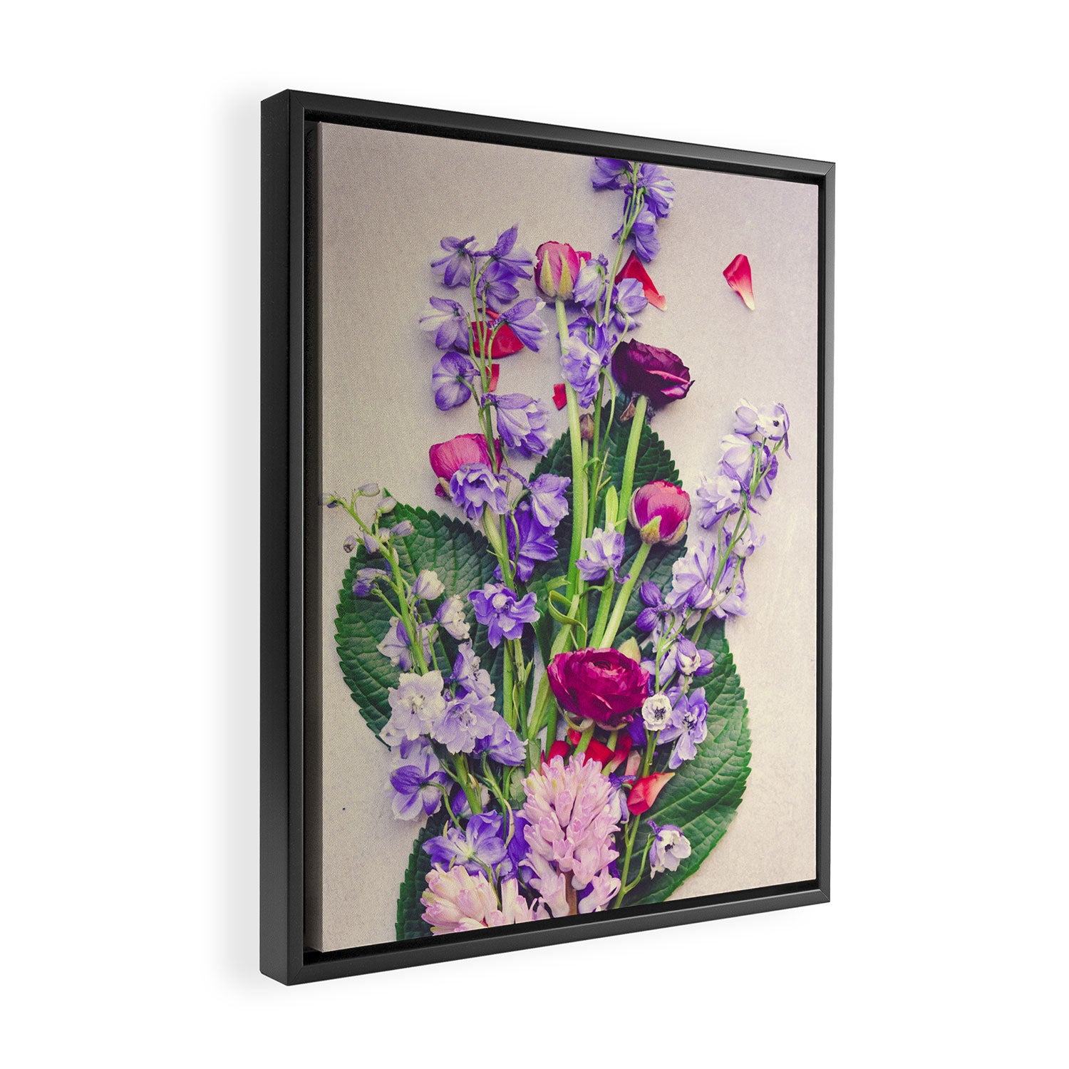 Summer Flowers Framed Canvas Print Gallery Image 2