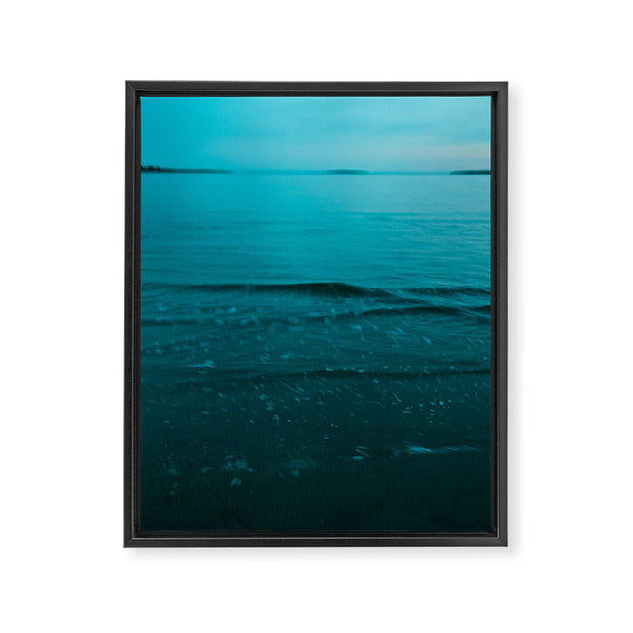 Summer of Love at the Beach Framed Canvas Print Gallery Image 1