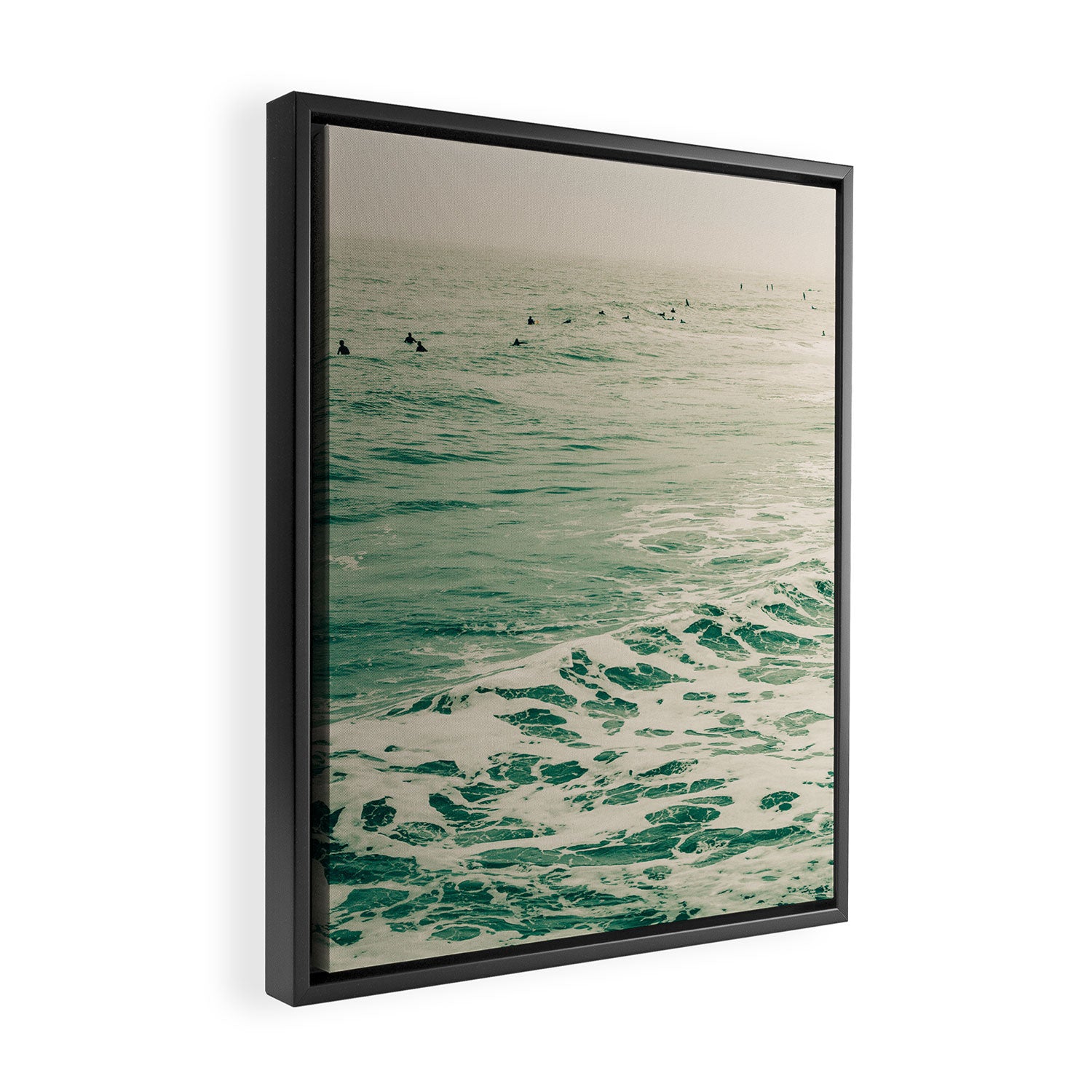 Summer Surf Framed Canvas Print Gallery Image 2