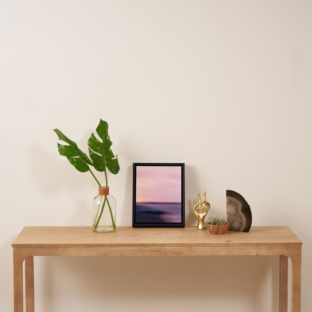 Sunset Abstract - long exposure nature photograph Framed Canvas Print Gallery Image 4