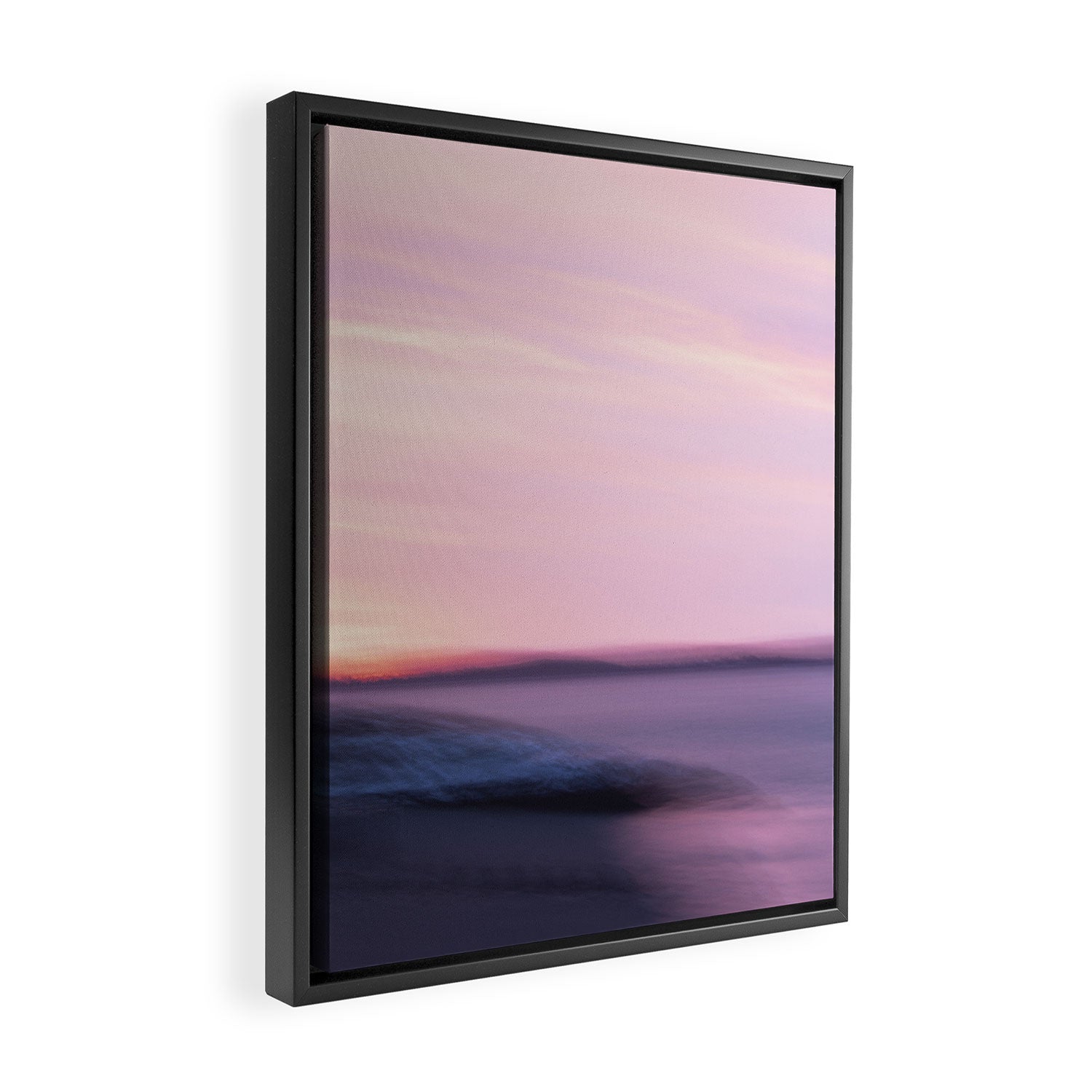 Sunset Abstract - long exposure nature photograph Framed Canvas Print Gallery Image 2