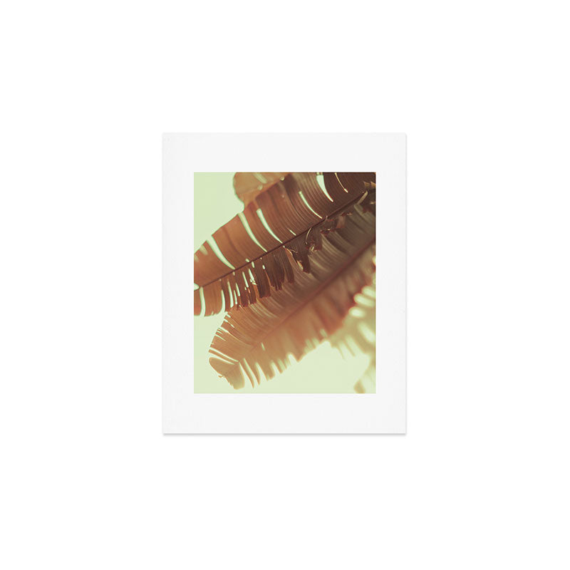 Sunset Banana Leaves II Art Print Gallery Image 1