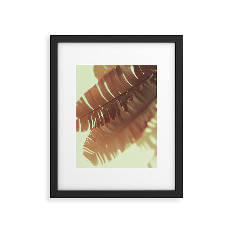 Sunset Banana Leaves II Framed Art Print Gallery Image 5