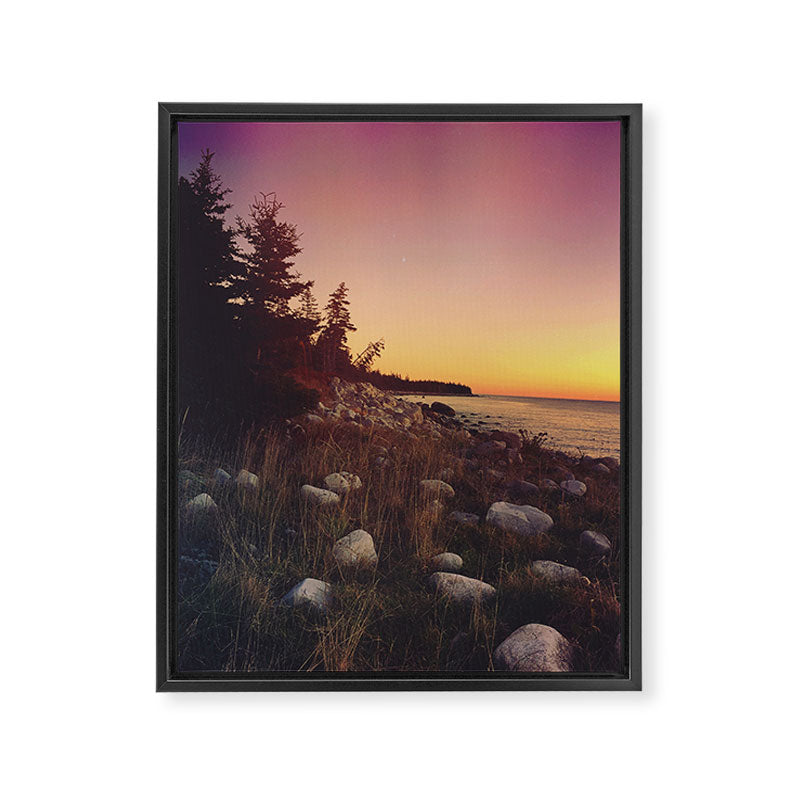 Sunset By the Sea Framed Canvas Print Gallery Image 6