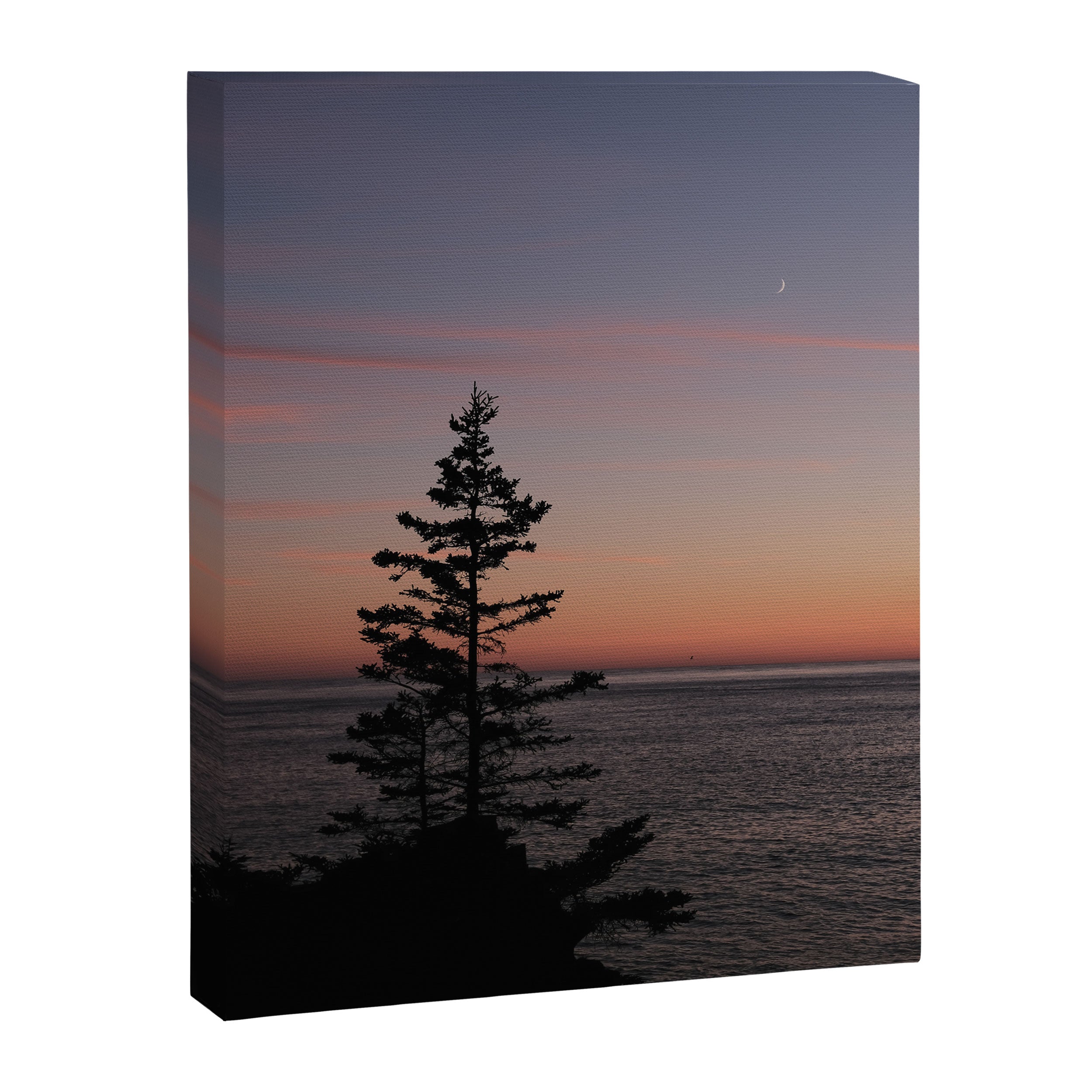 sunset on the bay - nature photograph Canvas Print Gallery Image 6
