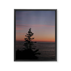 sunset on the bay - nature photograph Framed Canvas Print Gallery Image 6