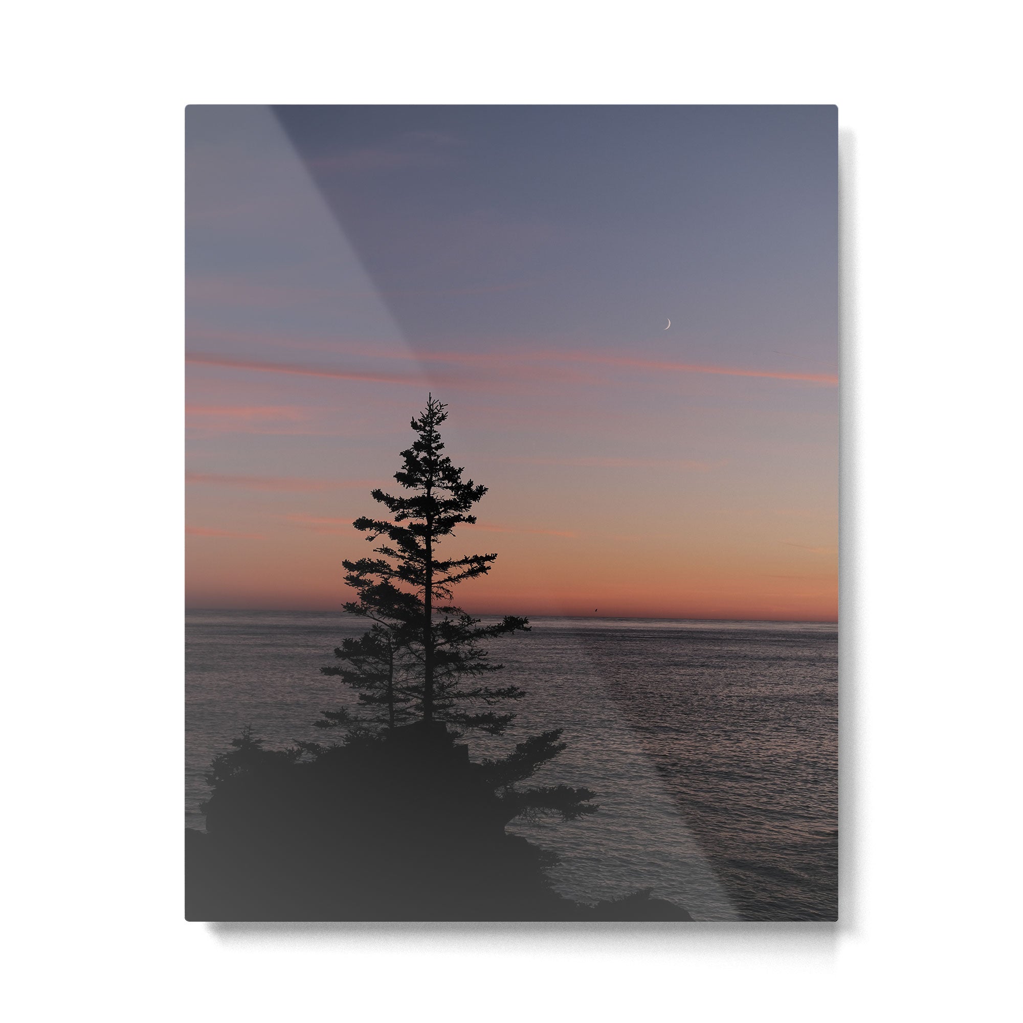 sunset on the bay - nature photograph Metal Print Gallery Image 4