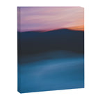 sunset over the mountain - colorful modern abstract photography Canvas Print Gallery Image 6