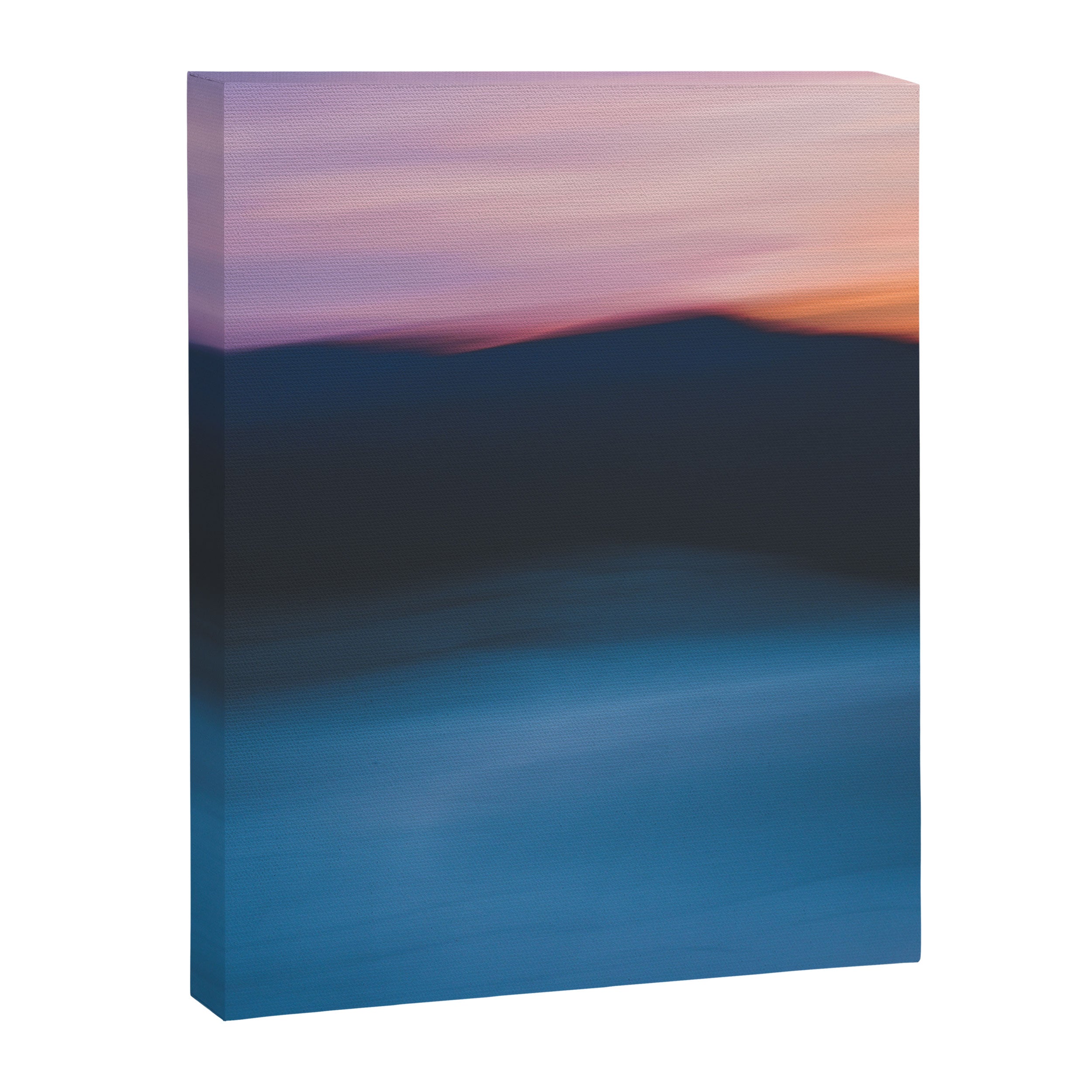 sunset over the mountain - colorful modern abstract photography Canvas Print Gallery Image 6