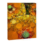 Sunset Poppies - abstract geometric pattern design Canvas Print Gallery Image 8